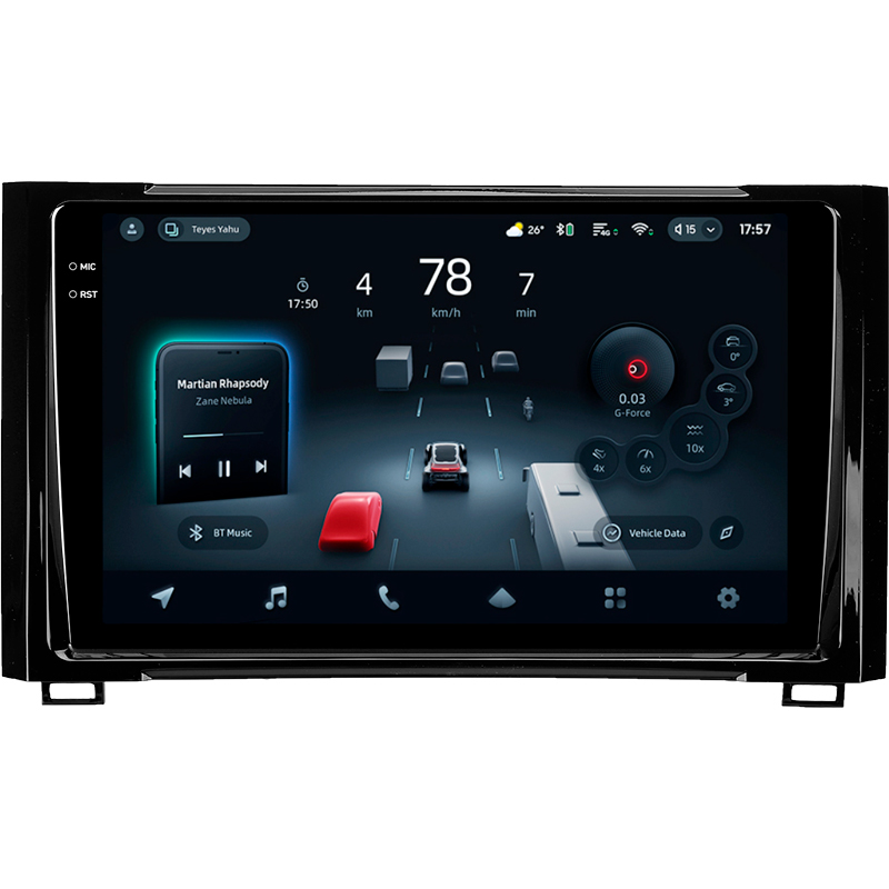 Android head unit Teyes CC4 Pro 12+256 Gb Toyota Tundra XK50 2013-2020 9" 2k