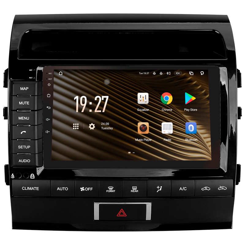 Android head unit SIGMA S9432 ANDROID 10 4+32 Gb 4G DSP Toyota Land Cruiser 11 200 (F2) 2007-2015 (C) 9" (L3)