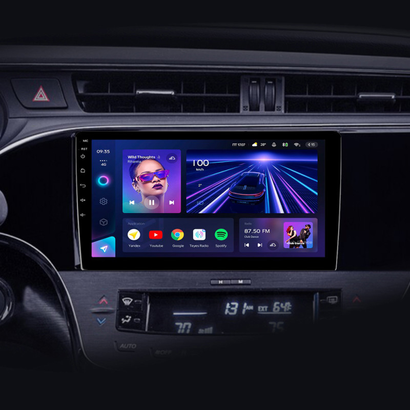 Štátní magnetofon Teyes CC3 4+32 GB pro Toyota Avalon 4 IV (XX40) 2012–2018, 9