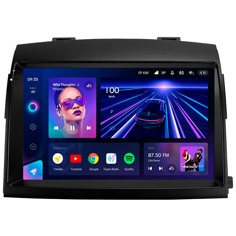 Android head unit Teyes CC3 4+32 Gb Toyota Sienna 2 II XL20 2003-2010 9"