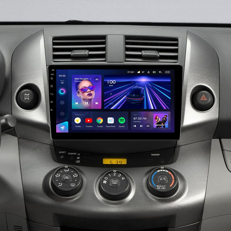 Android head unit Teyes CC3 4+32 Gb Toyota RAV4 3 XA30 (F1) 2005-2016 9"