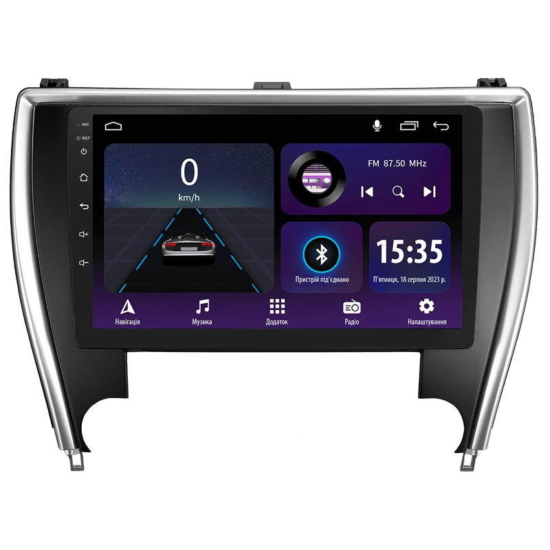 Android head unit SIGMA E10232 ANDROID 10 2+32 Gb Toyota Camry 7 XV 50 55 North America 2014-2017 (A) 10"