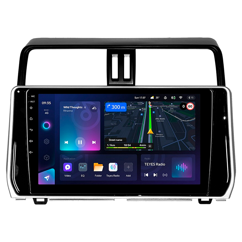 Android head unit Teyes CC3L 4+64 Gb Toyota Land Cruiser Prado 150 2018-2020 10"