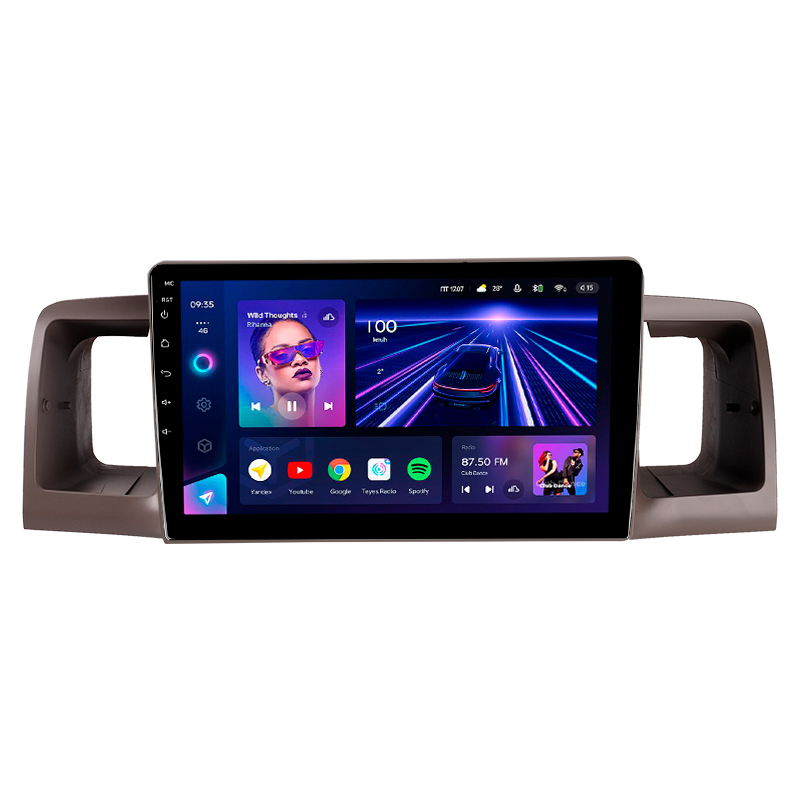 Android head unit Teyes CC3 4+32 Gb Toyota Corolla E130 E120 2000-2004 9"
