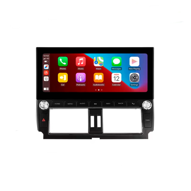 Android head unit AMS Toyota Land Cruiser Prado 150 2014 - 2018 TS10 4+64Gb 12.3"