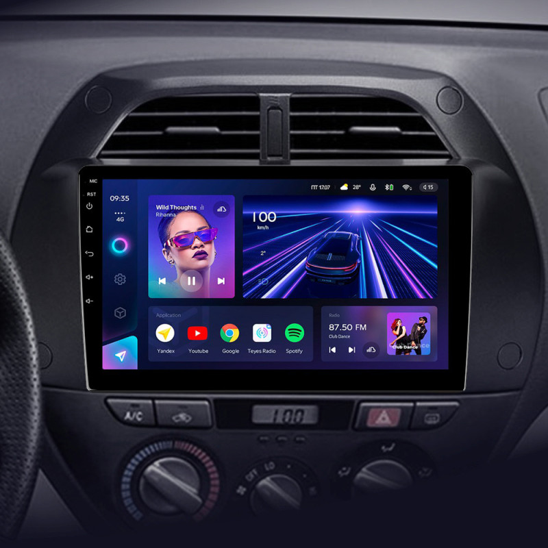 Android head unit Teyes CC3 4+32 Gb Toyota RAV4 2 CA20 CA20W XA20 2000 - 2003 (F3) 9"
