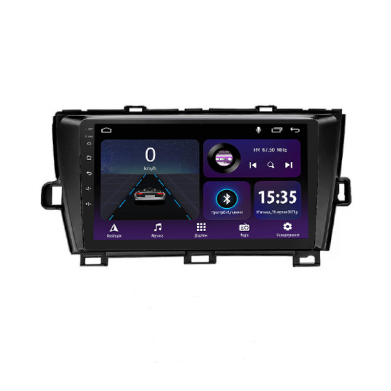Magetófono de a bordo SIGMA E9232 ANDROID 10 2+32 GB Toyota PRIUS 2010-2015 LHD Negro A-MOD 9