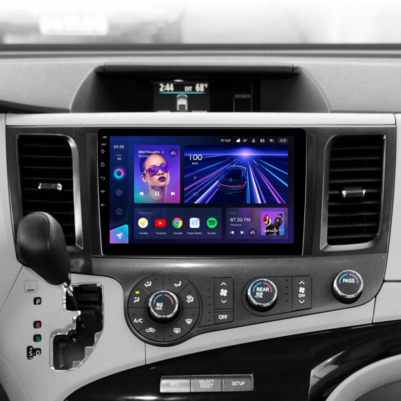 Android head unit Teyes CC3 4+32 Gb Toyota Sienna 3 XL30 2010 - 2014 9"
