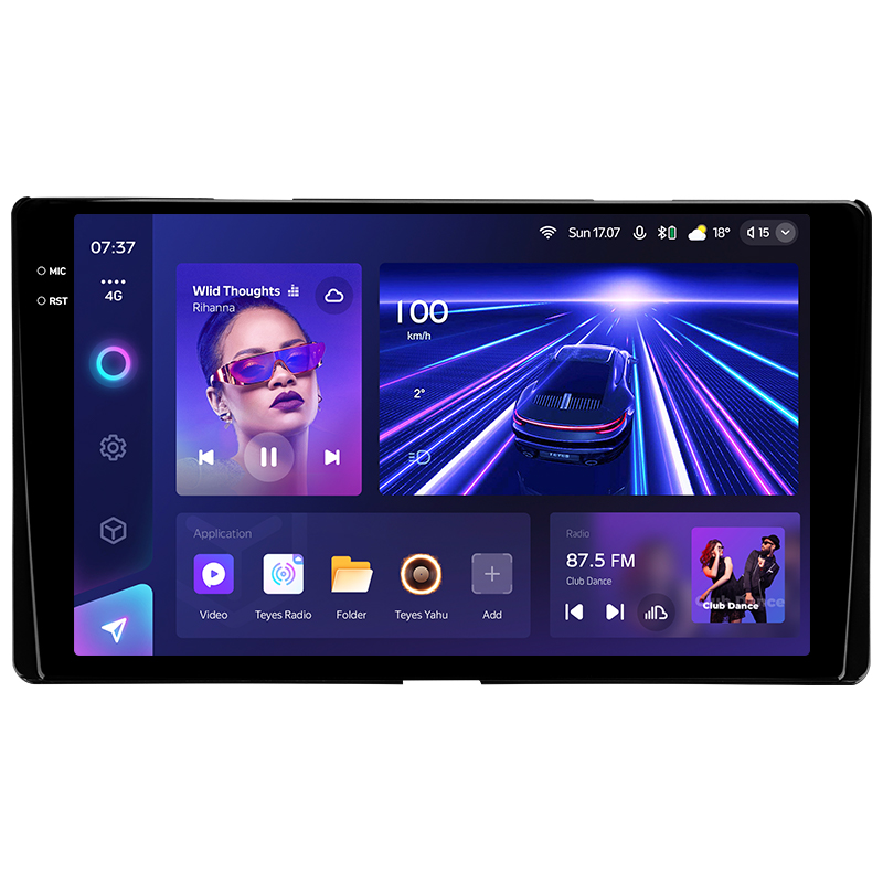 Android head unit Teyes CC3 6+128 Gb with 360° surround view° Toyota Sienna 3 XL30 2014 - 2020 9" 2k
