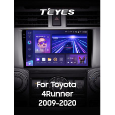Android head unit Teyes CC3 6+128 Gb Toyota 4Runner 5 N280 2009 - 2020 9" 2k