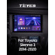 Android head unit Teyes CC3 4+32 Gb Toyota Sienna 3 XL30 2014 - 2020 9" 2k