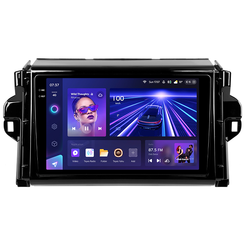 Android head unit Teyes CC3 4+32 Gb Toyota Fortuner 2 2015-2018 9" 2k