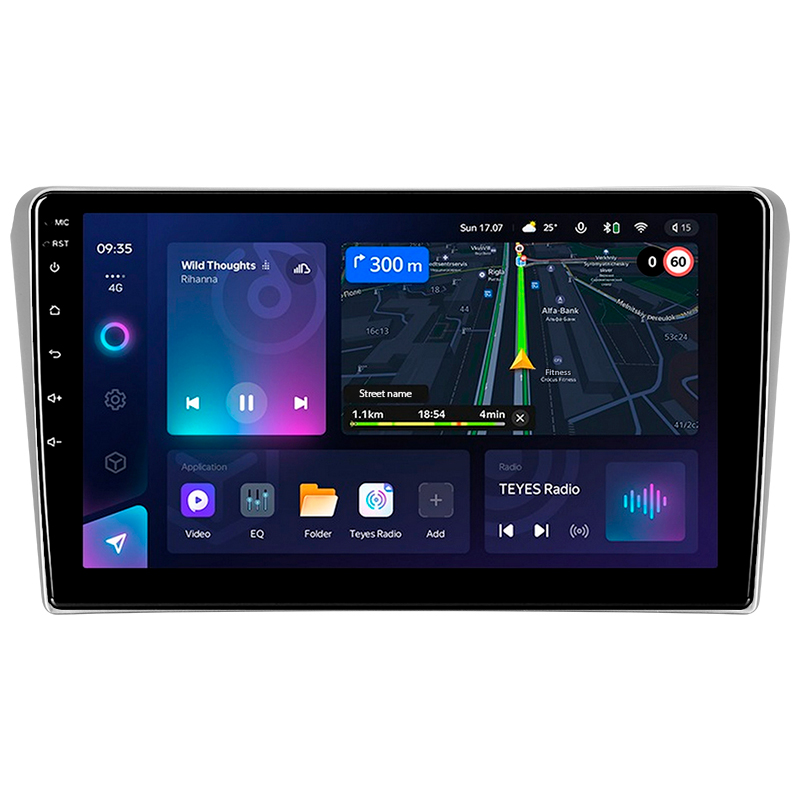 Android head unit Teyes CC3L 4+32 Gb Toyota Avensis T250 2 II 2003-2009 9"