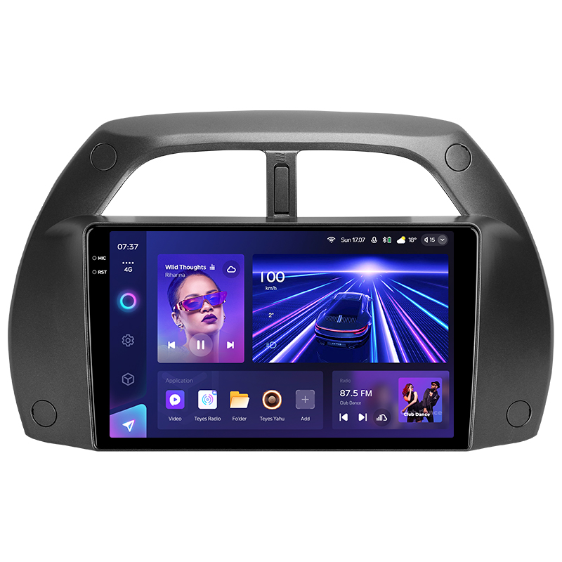 Android head unit Teyes CC3 4+64 Gb Toyota RAV4 2 CA20 CA20W XA20 2000 - 2003 (F3) 9" 2k