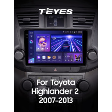 Android head unit Teyes CC3 6+128 Gb with 360° surround view° Toyota Highlander 2 XU40 2007-2013 (F1) 10" 2k