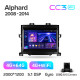 Android head unit Teyes CC3 4+64 Gb Toyota Alphard H20 2008-2014 9" 2k