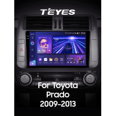 Android head unit Teyes CC3 6+128 Gb with 360° surround view° Toyota Land Cruiser Prado 150 2009-2013 (B) 9" 2k