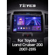 Android head unit Teyes CC3 6+128 Gb with 360° surround view° Toyota Land Cruiser 11 200 (F1) 2007-2015 10" 2k