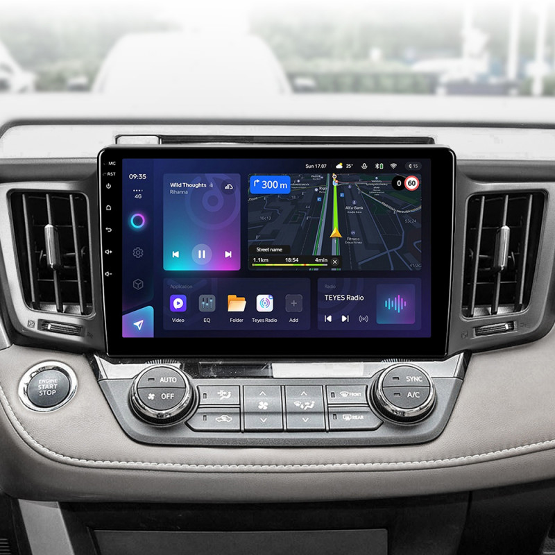 Android head unit Teyes CC3L 4+32 Gb Toyota RAV4 4 XA40 5 XA50 2012-2018 10" (L1)