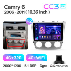 Android head unit Teyes CC3 4+32 Gb Toyota Camry 6 XV 40 50 2006-2011 (F2) 10" 2k