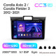 Android head unit Teyes CC3 6+128 Gb with 360° surround view° Toyota Corolla Axio 2 Fielder 3 E160 2012-2021 9" 2k