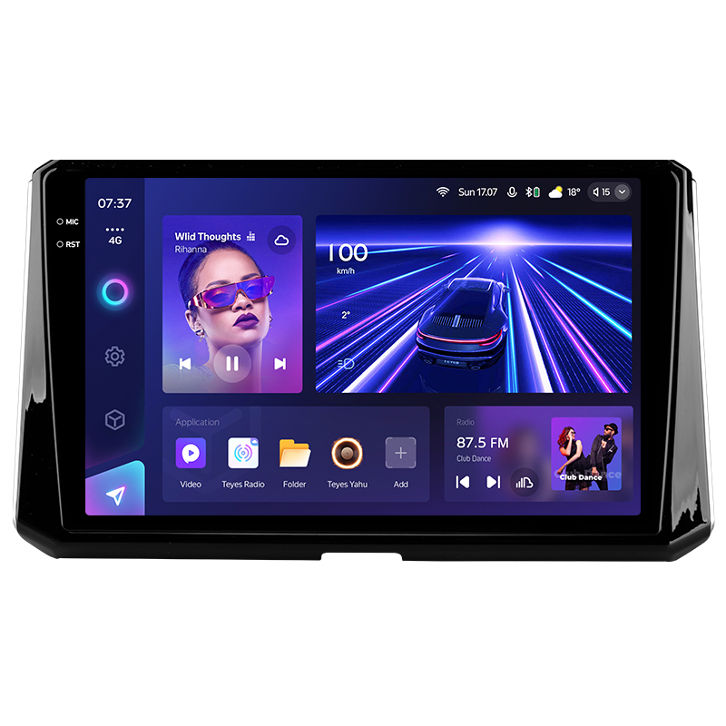 Android head unit Teyes CC3 4+64 Gb Toyota Corolla 12 (1 Din) 2018-2020 (B) 10" 1din 2k