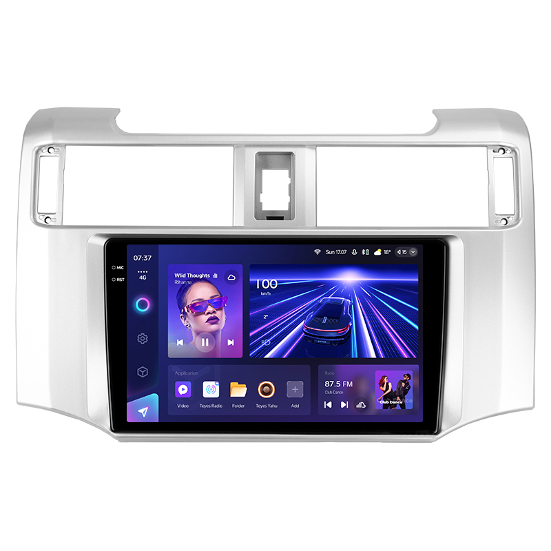 Android head unit Teyes CC3 4+64 Gb Toyota 4Runner 5 N280 2009 - 2020 9" 2k