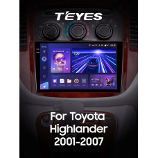 Android head unit Teyes CC3 6+128 Gb Toyota Highlander 1 XU20 2001-2007 9" 2k (L1)