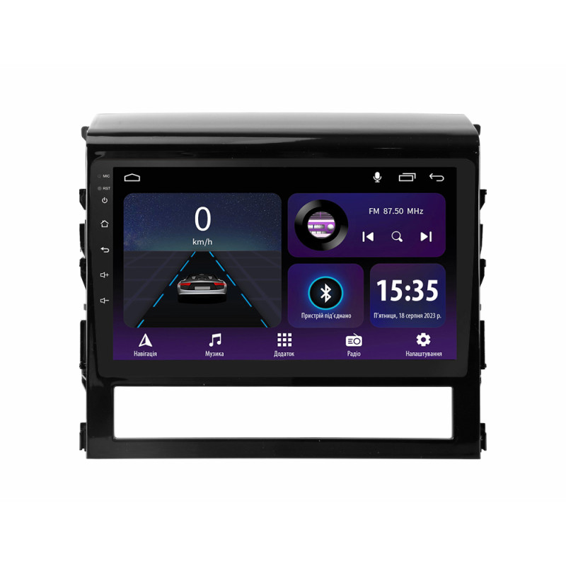 Magetófono de a bordo SIGMA E9232 ANDROID 10 2+32 GB para Toyota Land Cruiser 200 (11) 2015-2020, 9