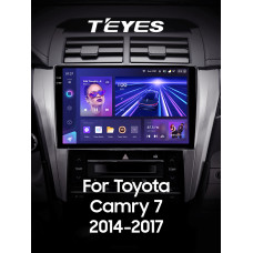 Android head unit Teyes CC3 6+128 Gb with 360° surround view° Toyota Camry 7 XV 50 55 2014-2017 (B) 10" 2k