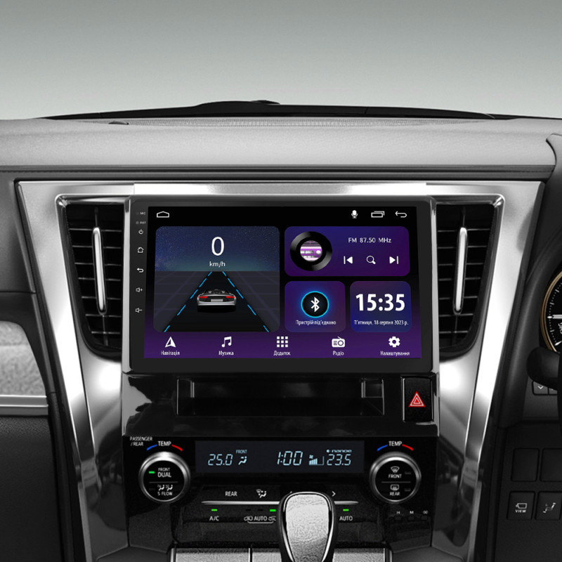 Android head unit SIGMA E10232 ANDROID 10 2+32 Gb Toyota Alphard H30 2015-2020 10"