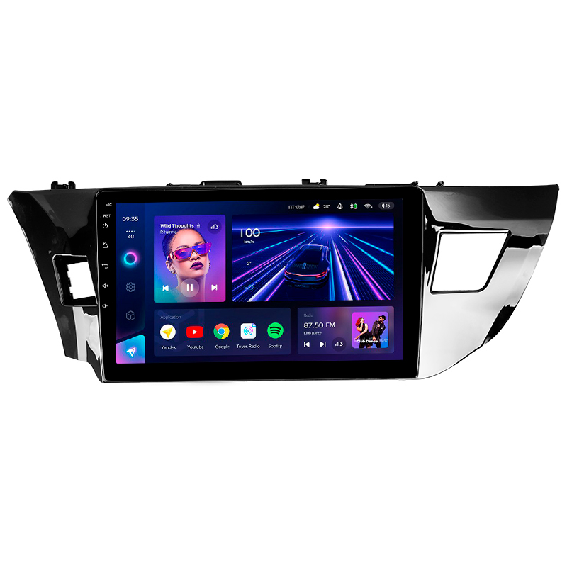 Štátní magnetofon Teyes CC3 4+32 GB pro Toyota Corolla (11., 2012–2016, A), 10