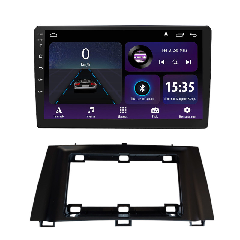 Android head unit SIGMA E9232 ANDROID 10 2+32 Gb Toyota SOLARA 2007 9"