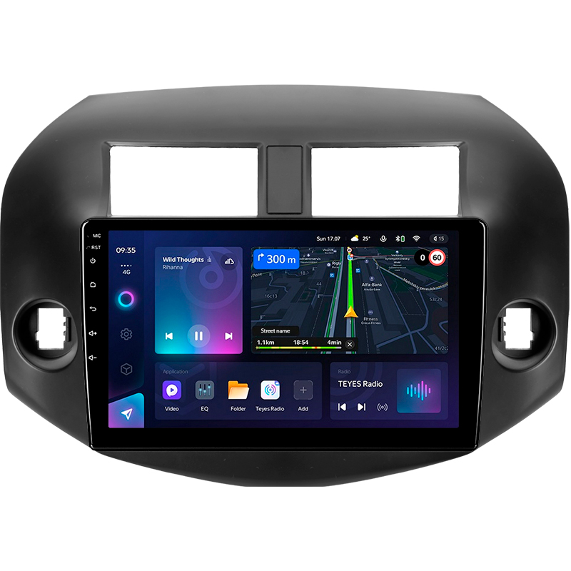 Android head unit Teyes CC3L 4+64 Gb Toyota RAV4 3 XA30 (F2) 2005-2013 10"