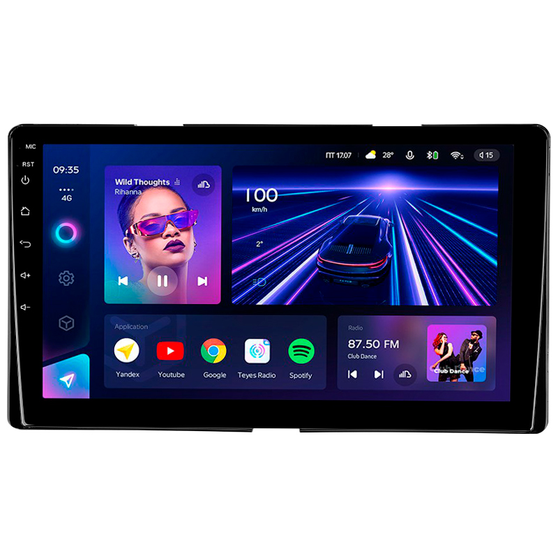 Android head unit Teyes CC3 4+32 Gb Toyota Sienna 3 XL30 2014 - 2020 9"