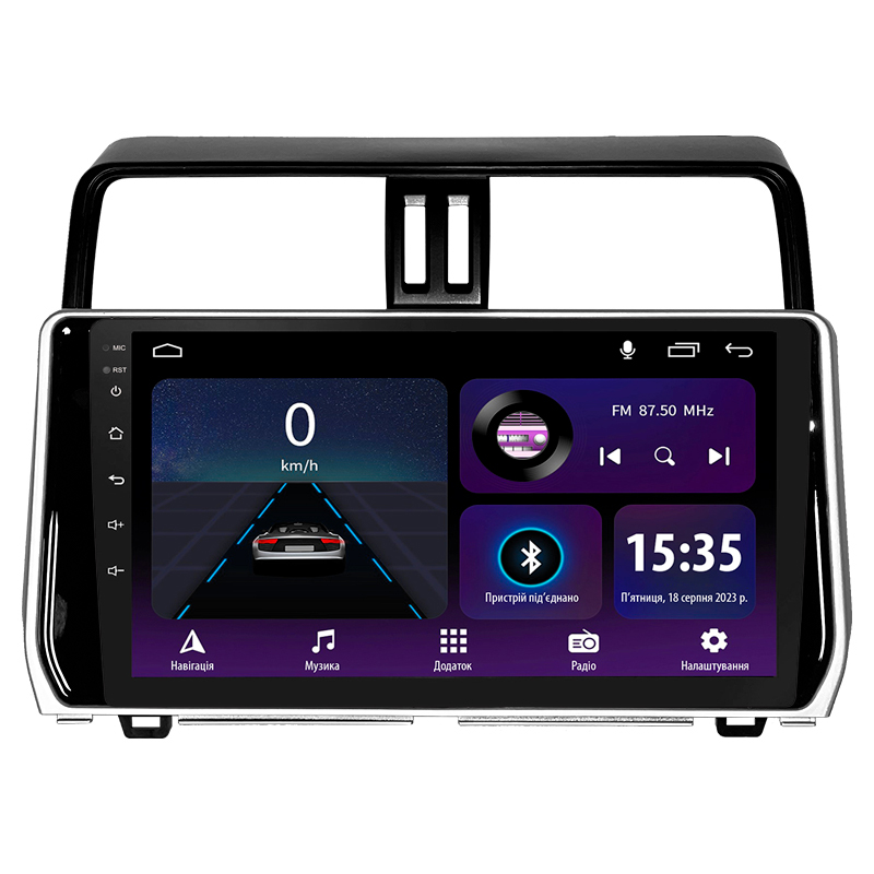 Android head unit SIGMA E10232 ANDROID 10 2+32 Gb Toyota Land Cruiser Prado 150 2018-2020 10"