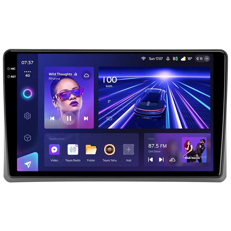 Android head unit Teyes CC3 4+64 Gb Toyota Land Cruiser 10 J100 100 1998-2007 9" 2k