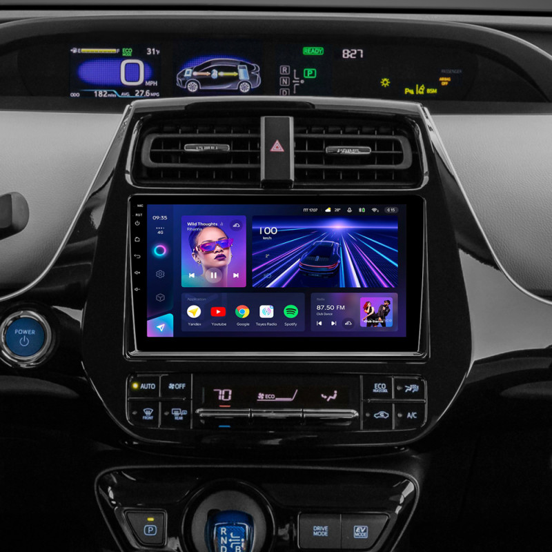 Android head unit Teyes CC3 4+32 Gb Toyota Prius XW50 2015-2020 9"