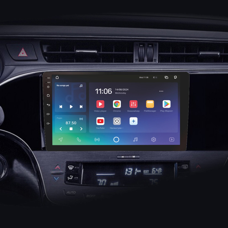 Android head unit SIGMA PRO 9464 ANDROID 10 4+64 Gb 4G DSP Toyota Avalon 4 IV XX40 2012 - 2018 9" (L1)