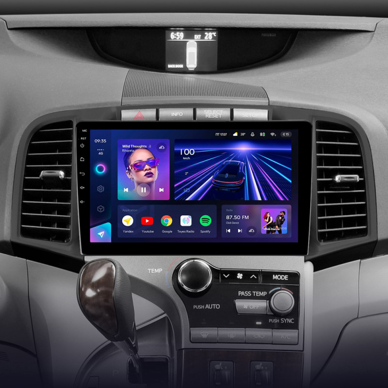 Android head unit Teyes CC3 4+32 Gb Toyota Venza 2008-2016 9"
