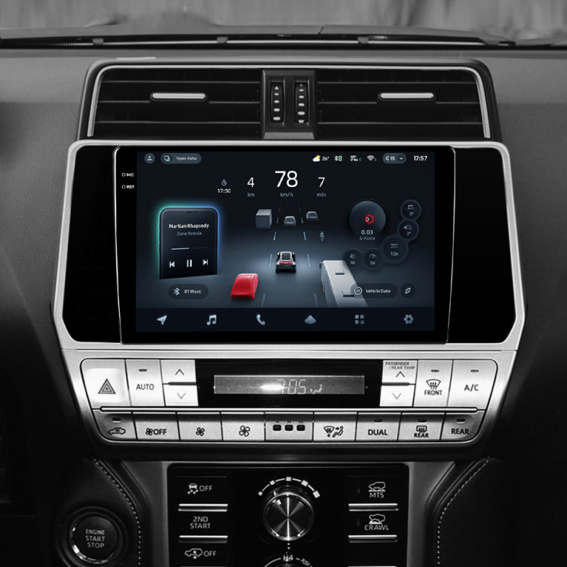 Android head unit Teyes CC4 Pro 12+256 Gb Toyota Land Cruiser Prado 150 2018-2020 10" 2k