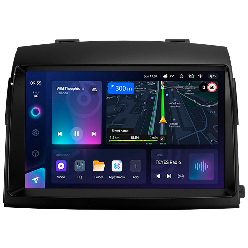 Android head unit Teyes CC3L 4+64 Gb Toyota Sienna 2 II XL20 2003-2010 9"