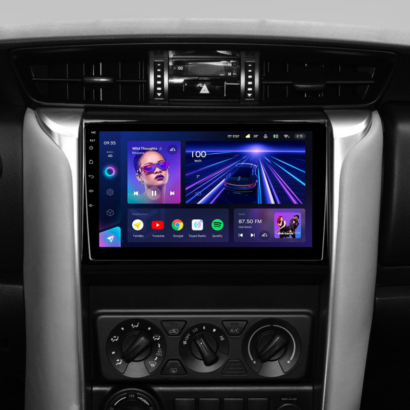 Android head unit Teyes CC3 4+32 Gb Toyota Fortuner 2 2015-2018 9"