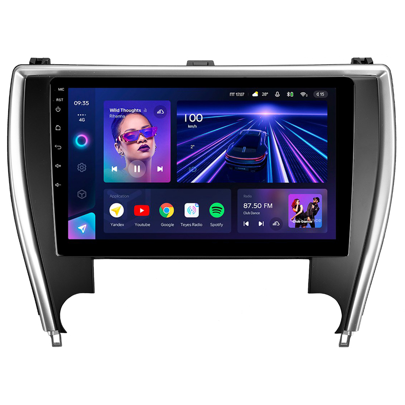 Android head unit Teyes CC3 4+32 Gb Toyota Camry 7 XV 50 55 North America 2014-2017 (A) 10"