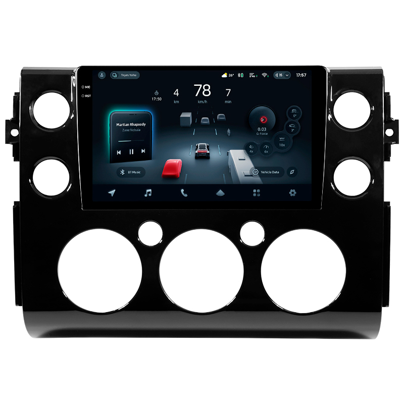 Android head unit Teyes CC4 Pro 8+128 Gb Toyota FJ Cruiser J15 2006-2020 (F2) 9" 2k