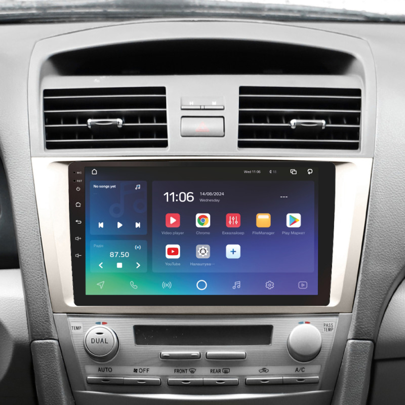 Android head unit SIGMA X9432 ANDROID 10 4+32 Gb 4G DSP Toyota Camry 6 XV 40 50 2006-2011 (F1) 9"