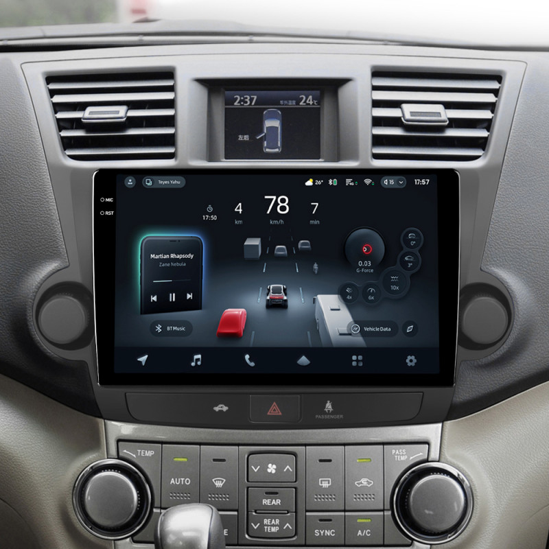 Android head unit Teyes CC4 Pro 8+128 Gb Toyota Highlander 2 XU40 2007-2013 (F2) 10" 2k (L1)