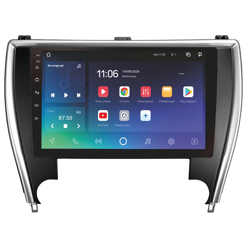 Android head unit SIGMA X10464 ANDROID 10 4+64 Gb 4G DSP Toyota Camry 7 XV 50 55 North America 2014-2017 (A) 10"