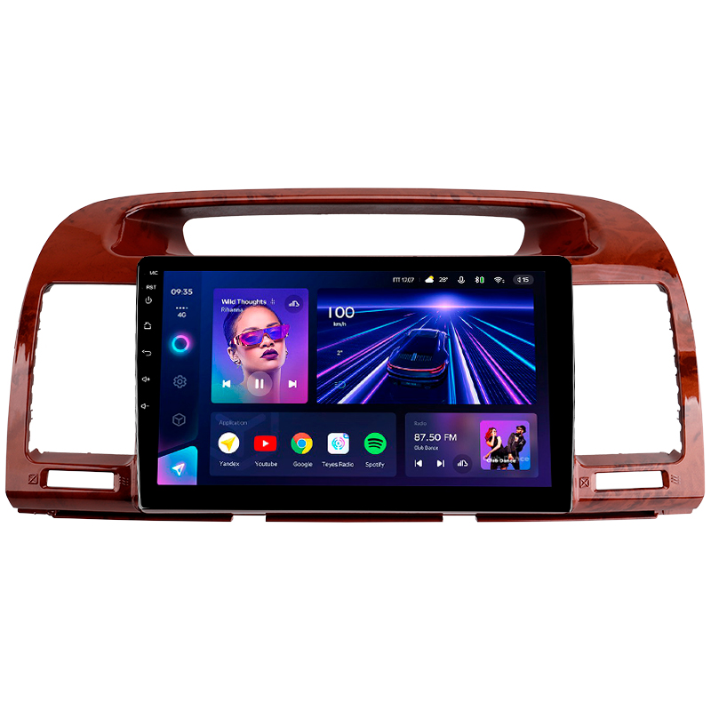 Android head unit Teyes CC3 4+32 Gb Toyota Camry 5 XV 30 2001-2006-B 9"