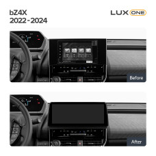Android head unit Teyes LUX ONE 6+128 Gb Toyota bZ4X 2022-2024 12.3" (L1)